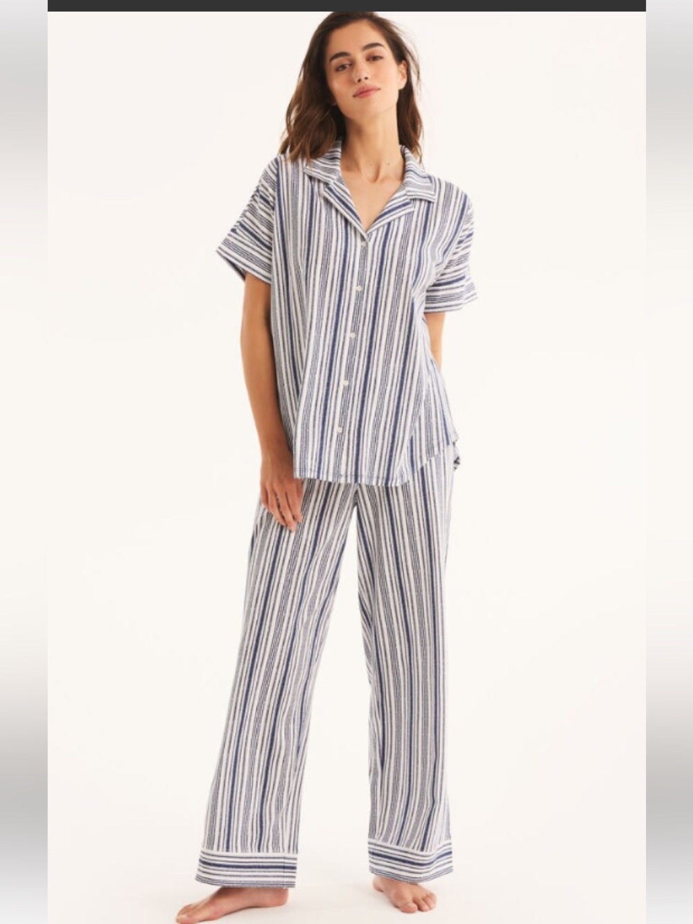 Nautica brand Blue & White Striped Pajama pant set